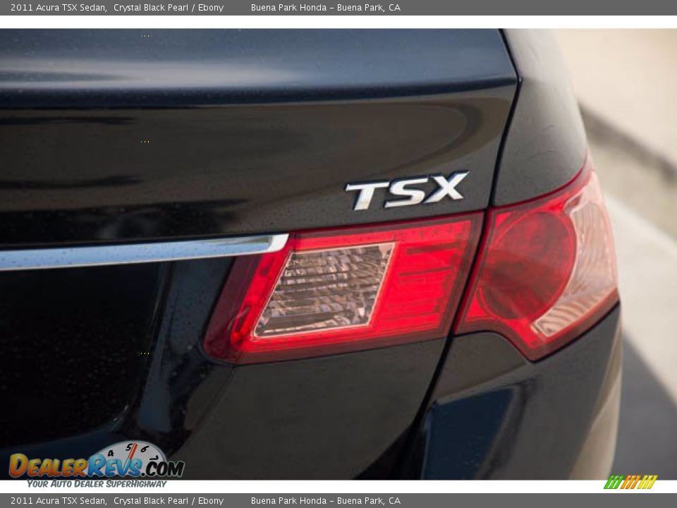 2011 Acura TSX Sedan Crystal Black Pearl / Ebony Photo #11