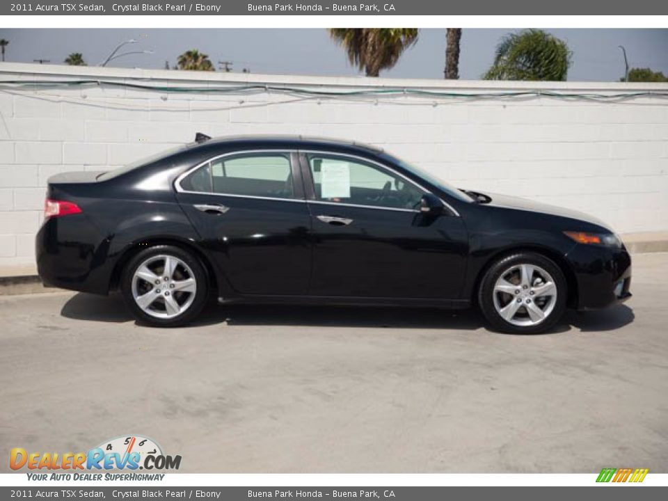 2011 Acura TSX Sedan Crystal Black Pearl / Ebony Photo #12