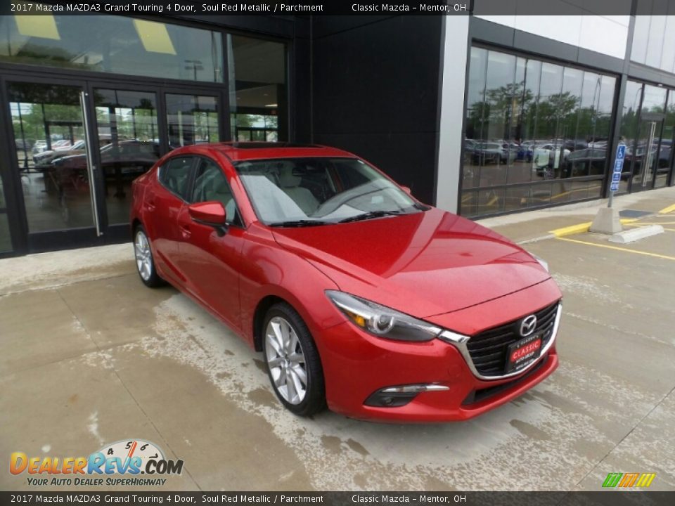2017 Mazda MAZDA3 Grand Touring 4 Door Soul Red Metallic / Parchment Photo #1
