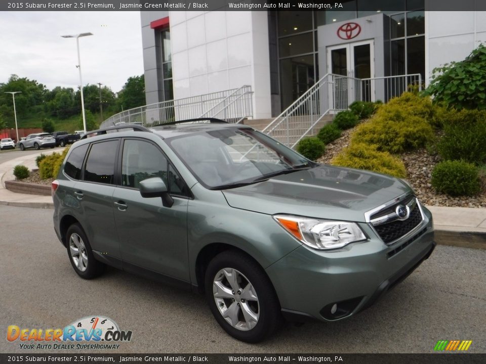 2015 Subaru Forester 2.5i Premium Jasmine Green Metallic / Black Photo #1