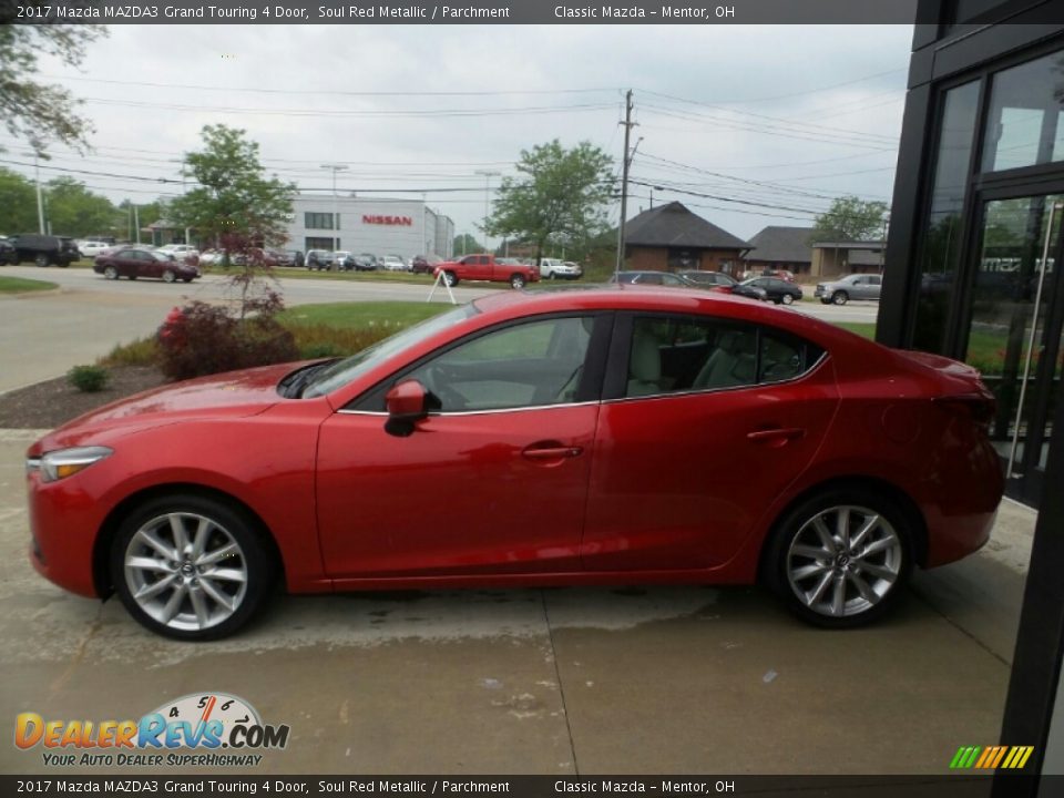 2017 Mazda MAZDA3 Grand Touring 4 Door Soul Red Metallic / Parchment Photo #2