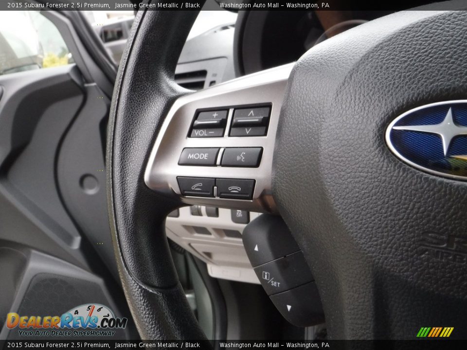 2015 Subaru Forester 2.5i Premium Jasmine Green Metallic / Black Photo #5