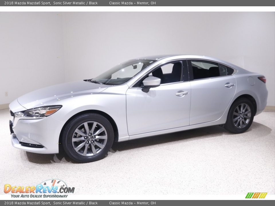 2018 Mazda Mazda6 Sport Sonic Silver Metallic / Black Photo #3