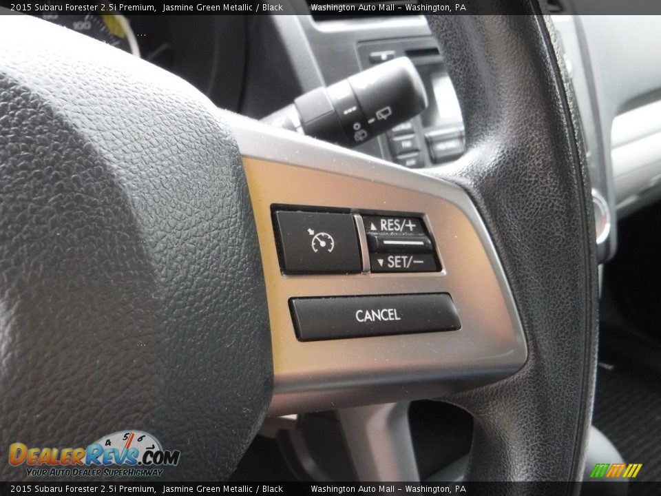 2015 Subaru Forester 2.5i Premium Jasmine Green Metallic / Black Photo #6