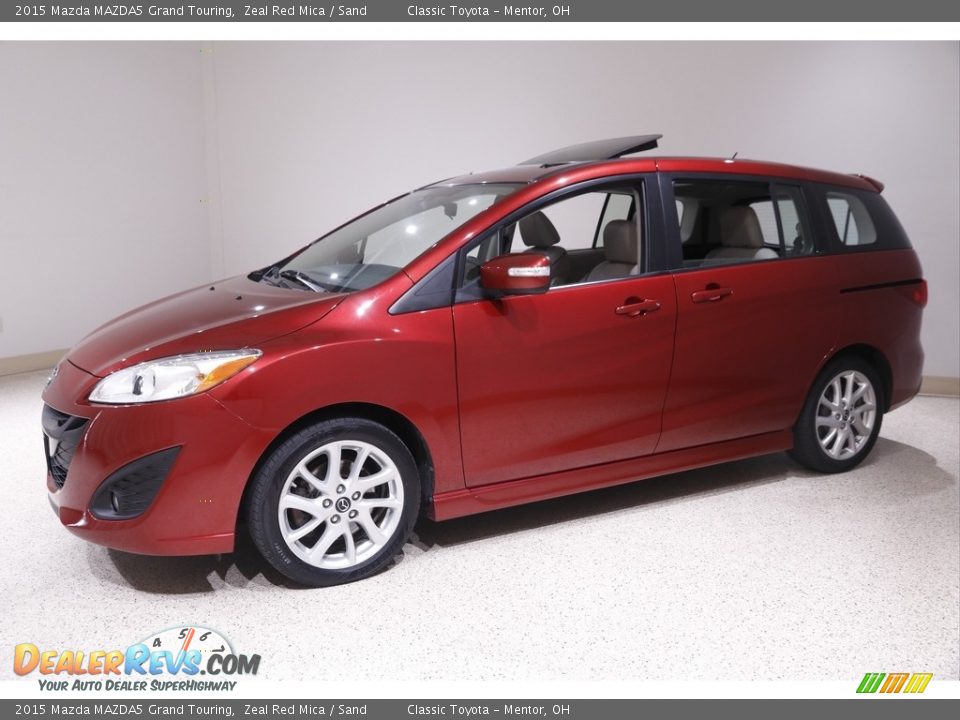 Zeal Red Mica 2015 Mazda MAZDA5 Grand Touring Photo #3