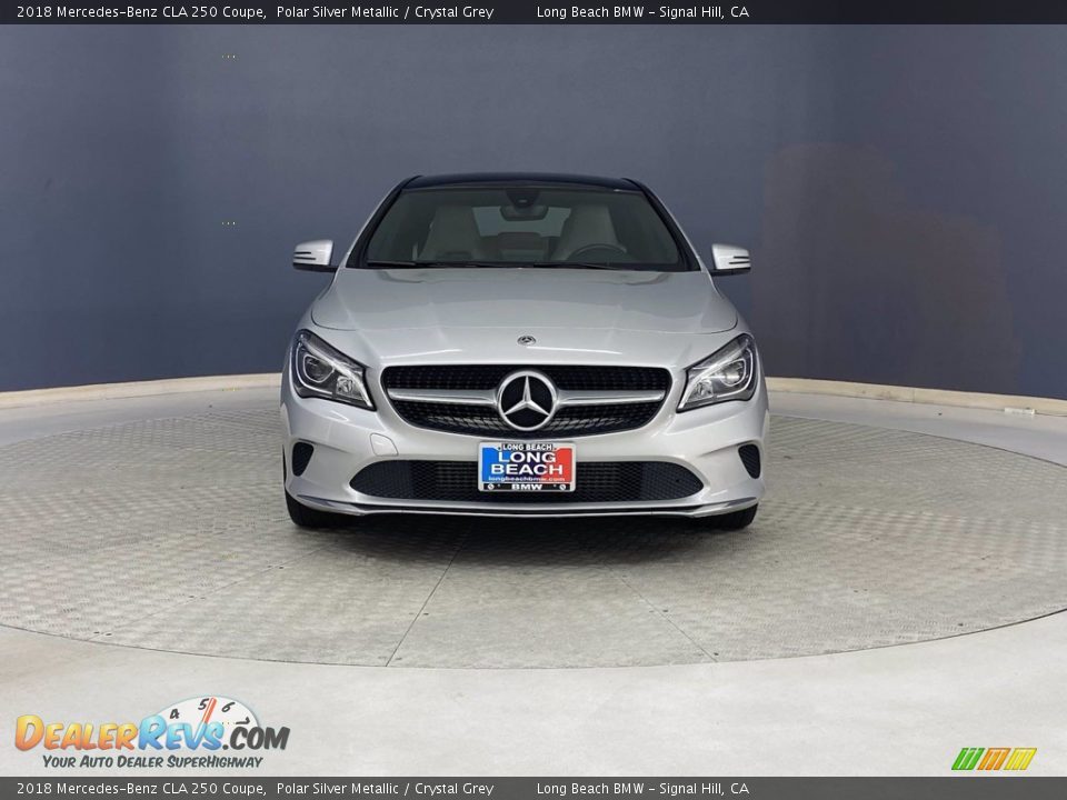 2018 Mercedes-Benz CLA 250 Coupe Polar Silver Metallic / Crystal Grey Photo #2