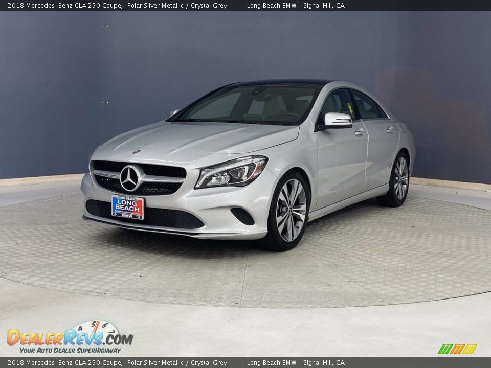 2018 Mercedes-Benz CLA 250 Coupe Polar Silver Metallic / Crystal Grey Photo #3