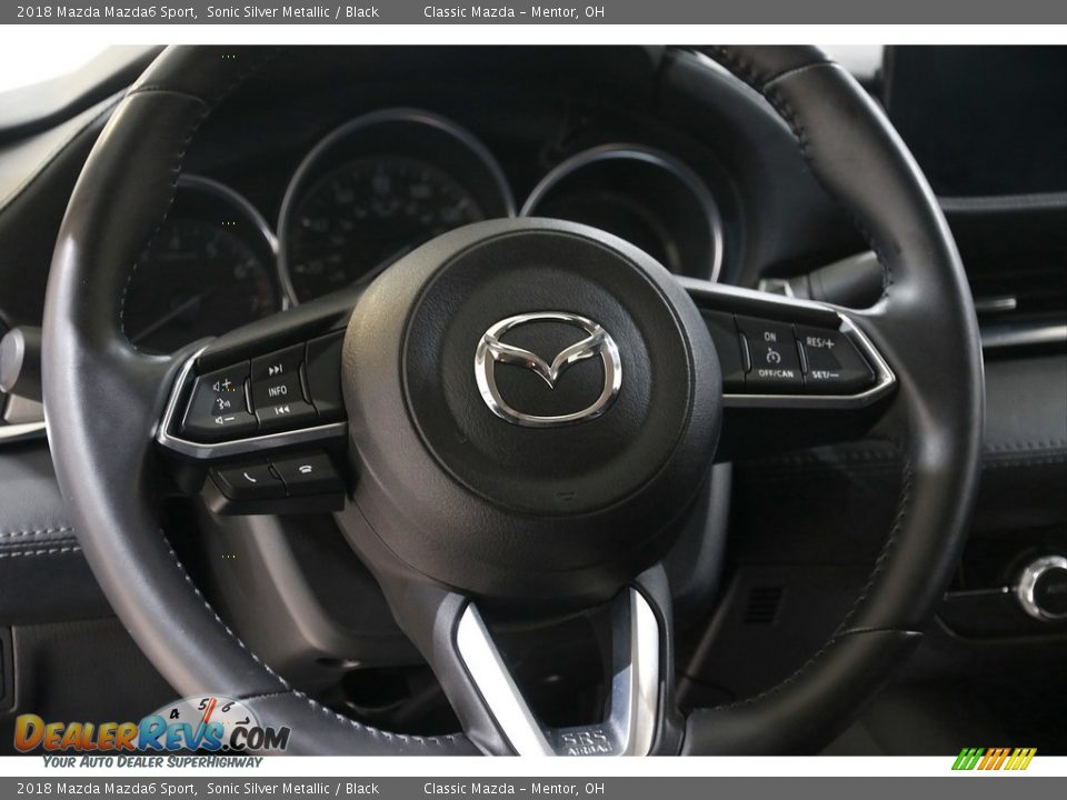 2018 Mazda Mazda6 Sport Sonic Silver Metallic / Black Photo #7