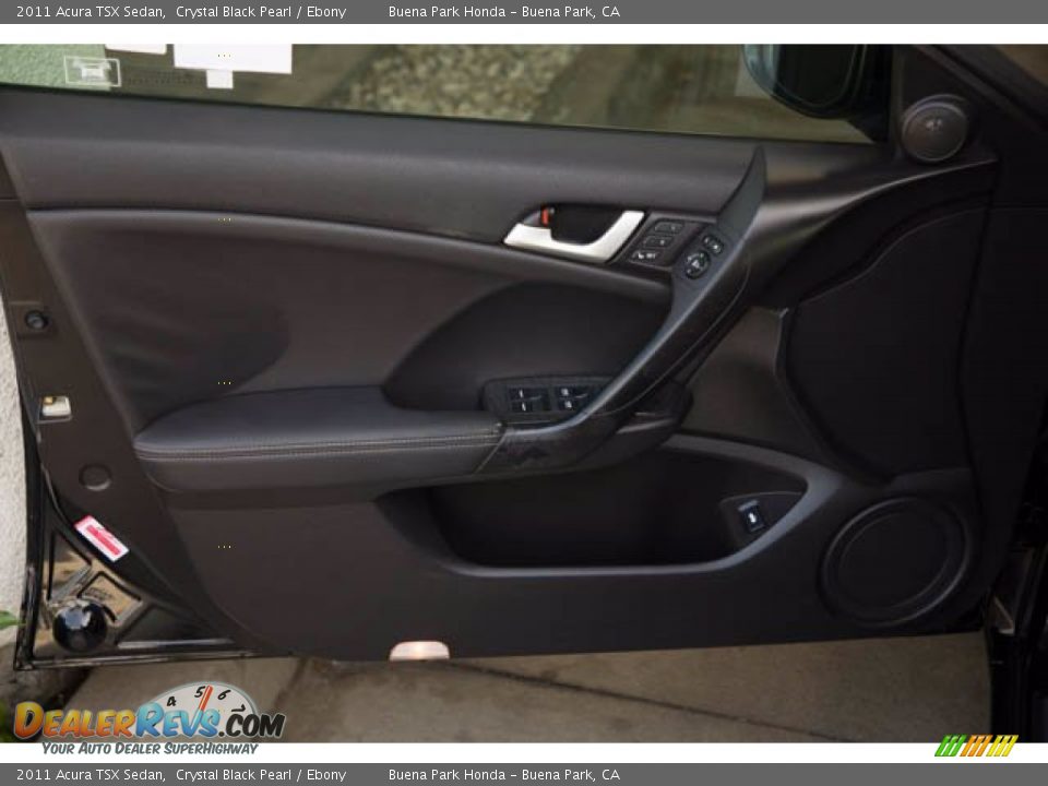 2011 Acura TSX Sedan Crystal Black Pearl / Ebony Photo #23