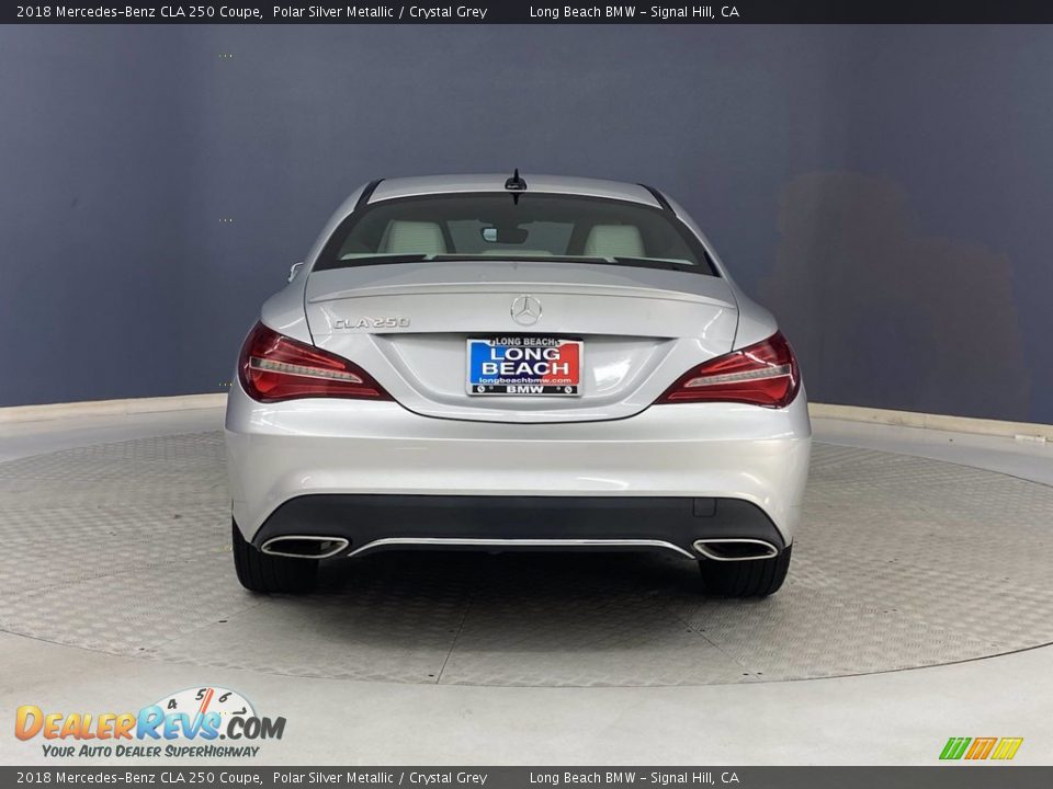 2018 Mercedes-Benz CLA 250 Coupe Polar Silver Metallic / Crystal Grey Photo #4