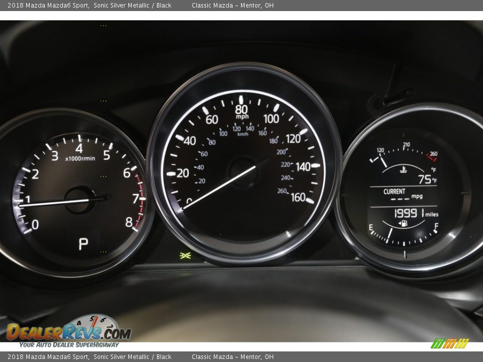 2018 Mazda Mazda6 Sport Sonic Silver Metallic / Black Photo #8