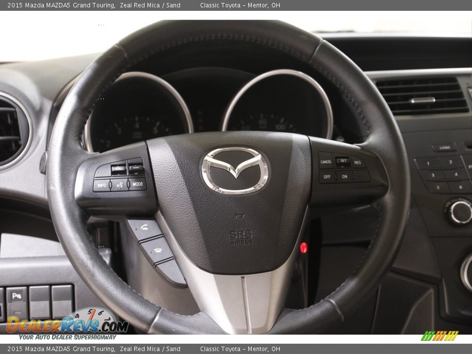 2015 Mazda MAZDA5 Grand Touring Steering Wheel Photo #7