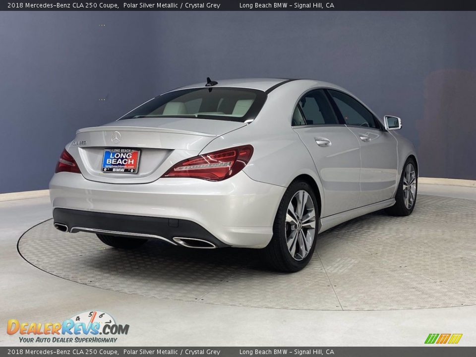 2018 Mercedes-Benz CLA 250 Coupe Polar Silver Metallic / Crystal Grey Photo #5