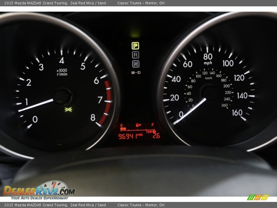 2015 Mazda MAZDA5 Grand Touring Gauges Photo #8