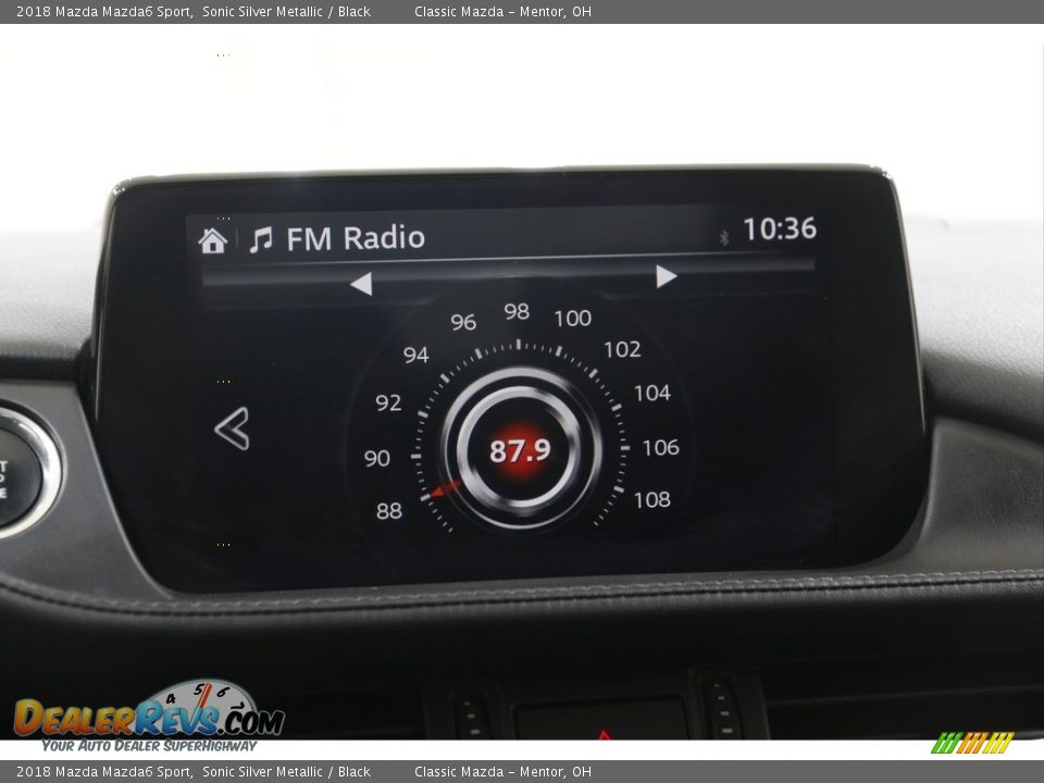 2018 Mazda Mazda6 Sport Sonic Silver Metallic / Black Photo #12