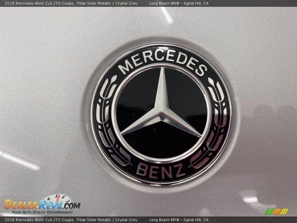 2018 Mercedes-Benz CLA 250 Coupe Polar Silver Metallic / Crystal Grey Photo #8
