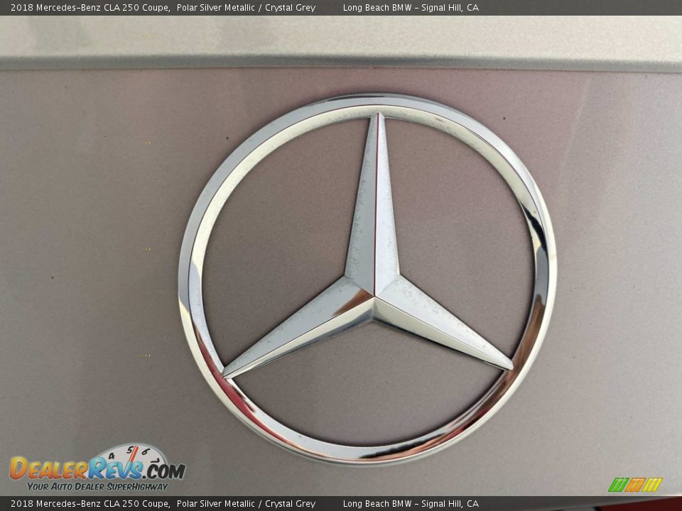 2018 Mercedes-Benz CLA 250 Coupe Polar Silver Metallic / Crystal Grey Photo #10
