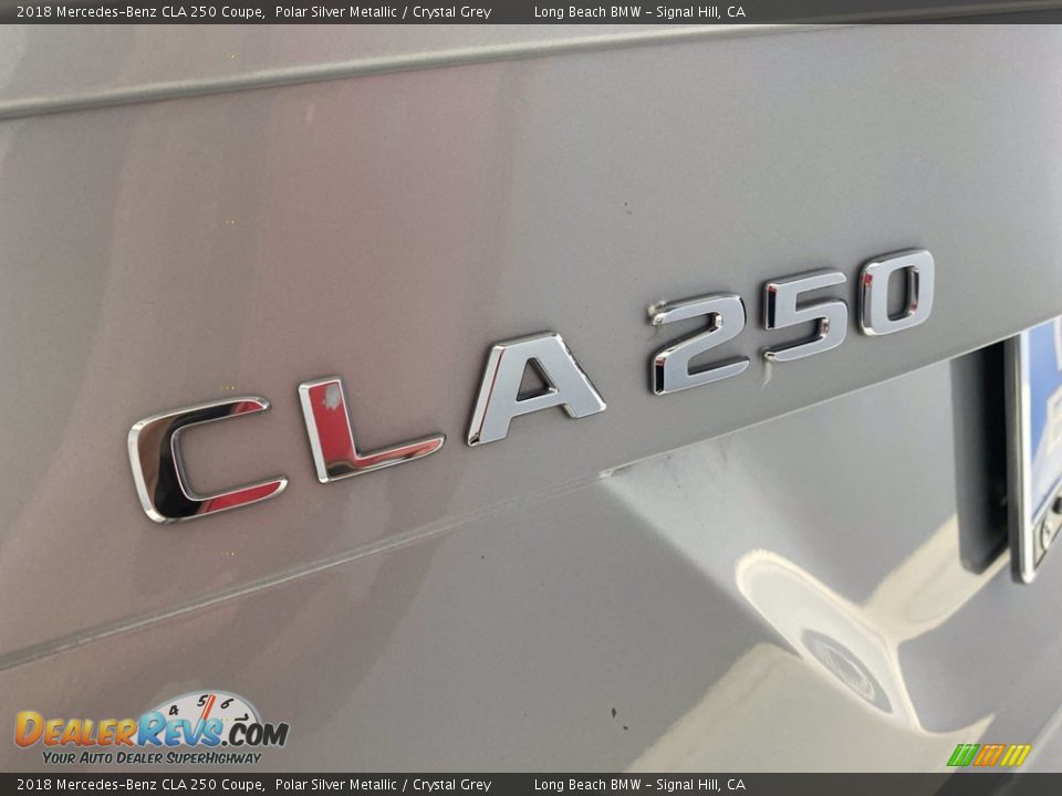 2018 Mercedes-Benz CLA 250 Coupe Polar Silver Metallic / Crystal Grey Photo #11