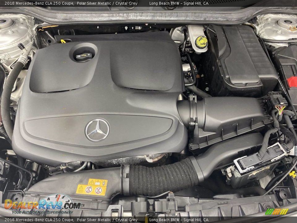 2018 Mercedes-Benz CLA 250 Coupe Polar Silver Metallic / Crystal Grey Photo #12