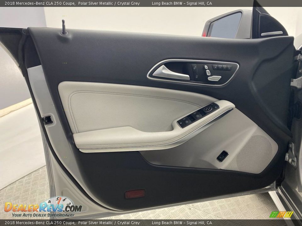 2018 Mercedes-Benz CLA 250 Coupe Polar Silver Metallic / Crystal Grey Photo #13