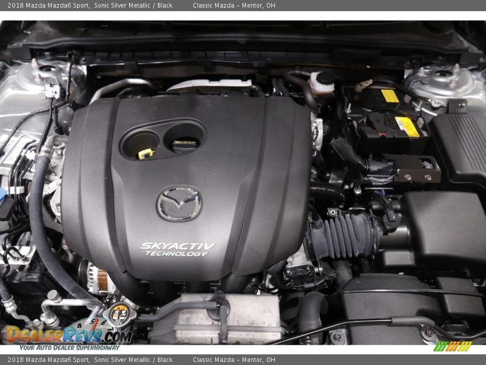 2018 Mazda Mazda6 Sport Sonic Silver Metallic / Black Photo #19