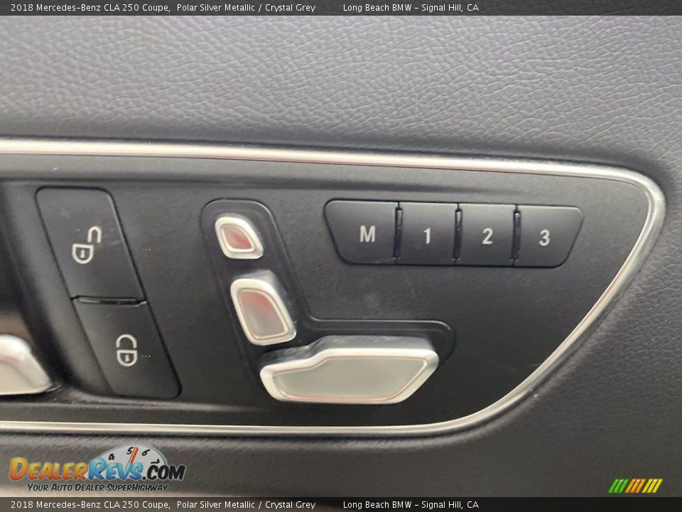 2018 Mercedes-Benz CLA 250 Coupe Polar Silver Metallic / Crystal Grey Photo #15