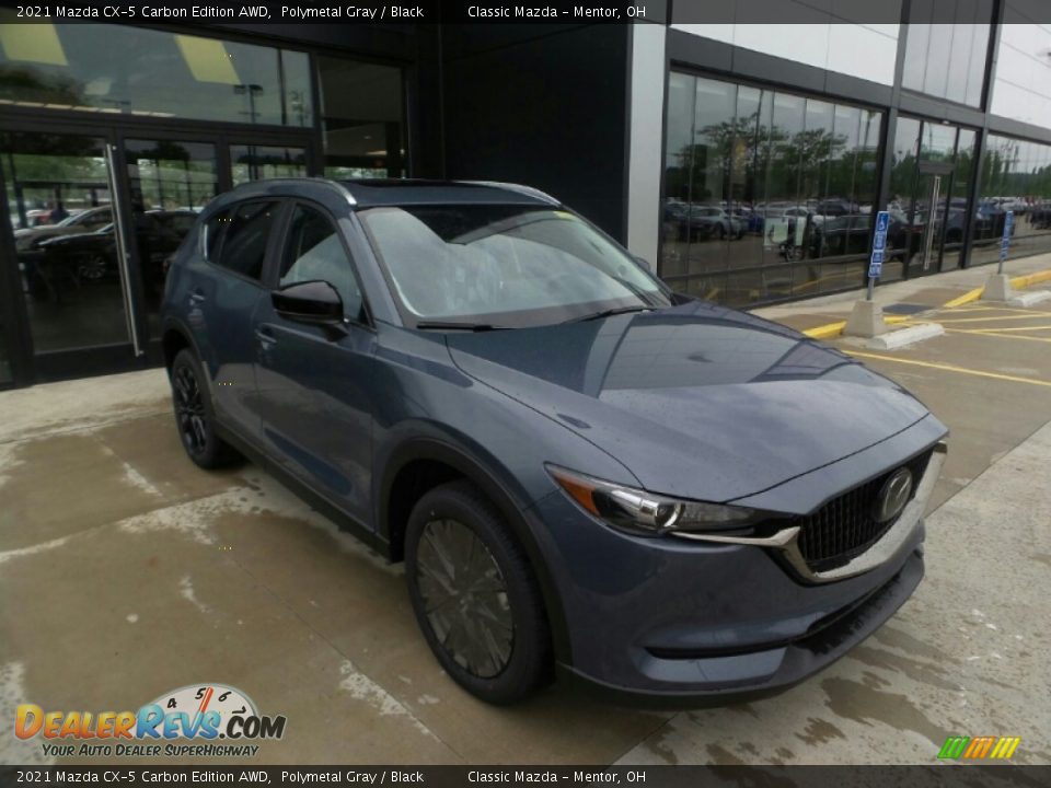 2021 Mazda CX-5 Carbon Edition AWD Polymetal Gray / Black Photo #1