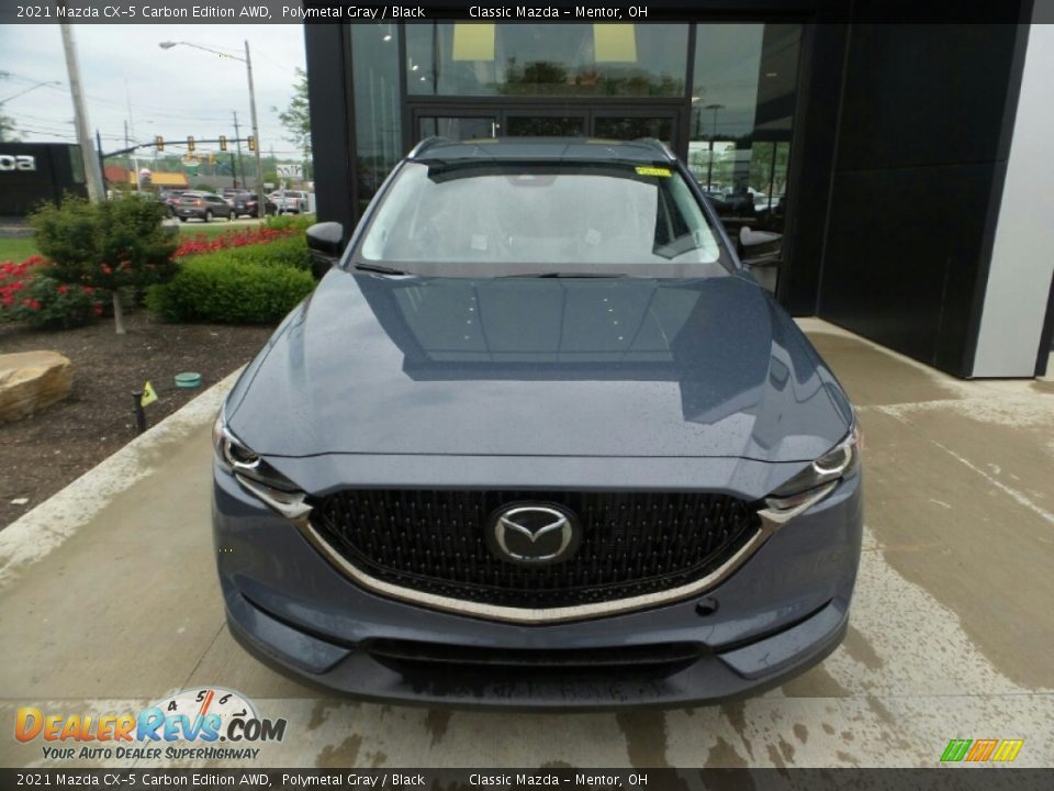 2021 Mazda CX-5 Carbon Edition AWD Polymetal Gray / Black Photo #2