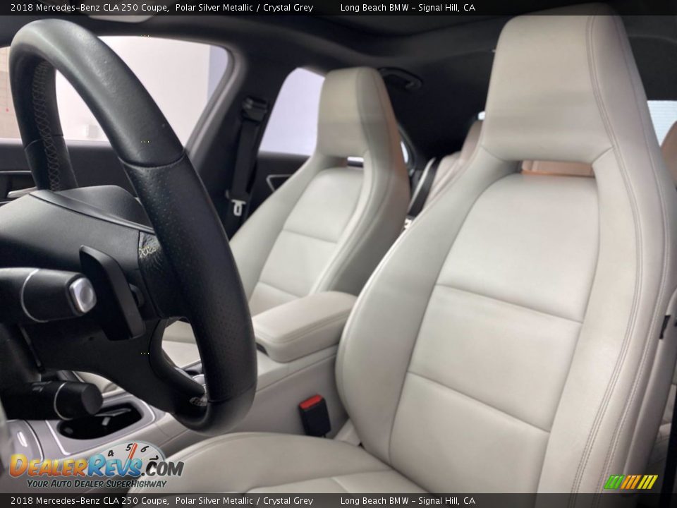 2018 Mercedes-Benz CLA 250 Coupe Polar Silver Metallic / Crystal Grey Photo #17