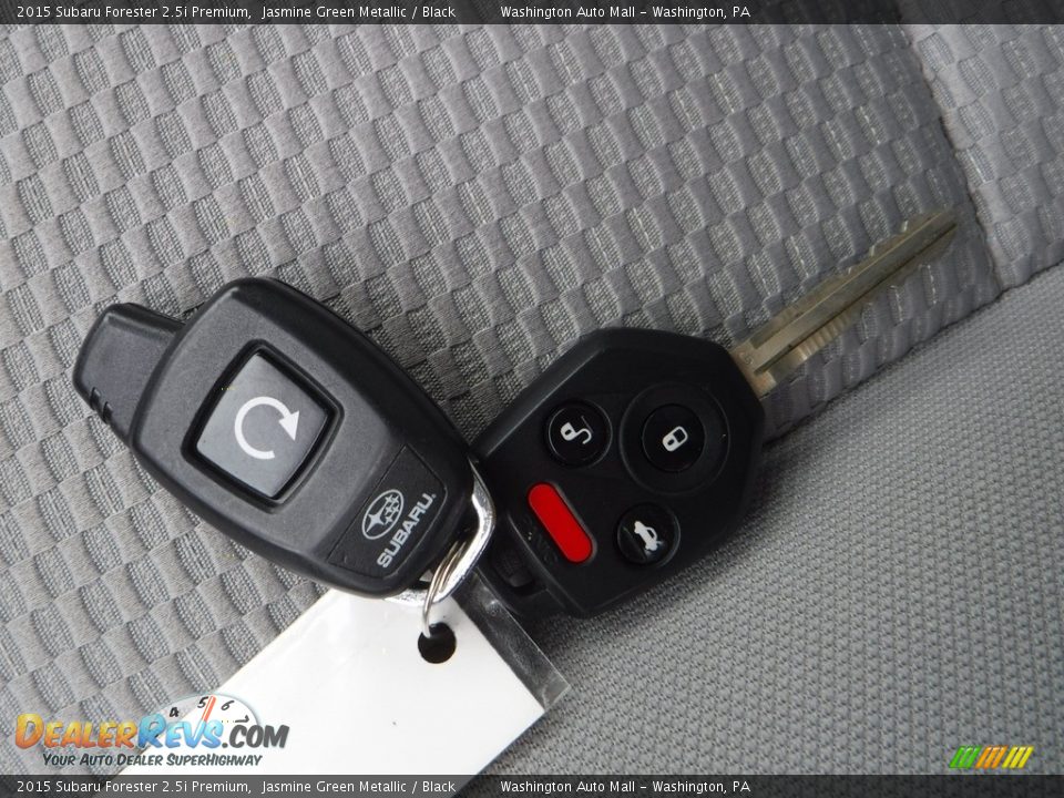 2015 Subaru Forester 2.5i Premium Jasmine Green Metallic / Black Photo #26