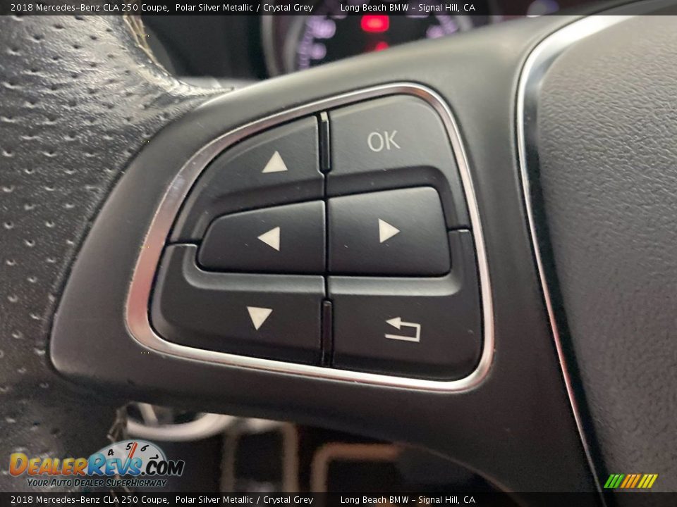 2018 Mercedes-Benz CLA 250 Coupe Polar Silver Metallic / Crystal Grey Photo #19