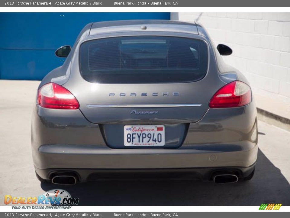 2013 Porsche Panamera 4 Agate Grey Metallic / Black Photo #9