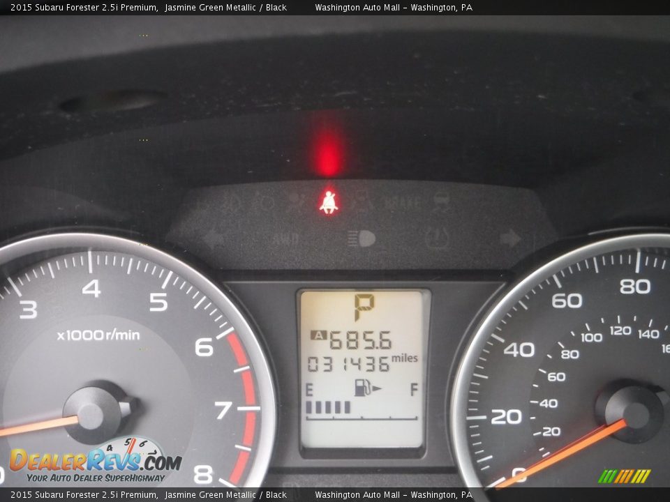 2015 Subaru Forester 2.5i Premium Jasmine Green Metallic / Black Photo #28