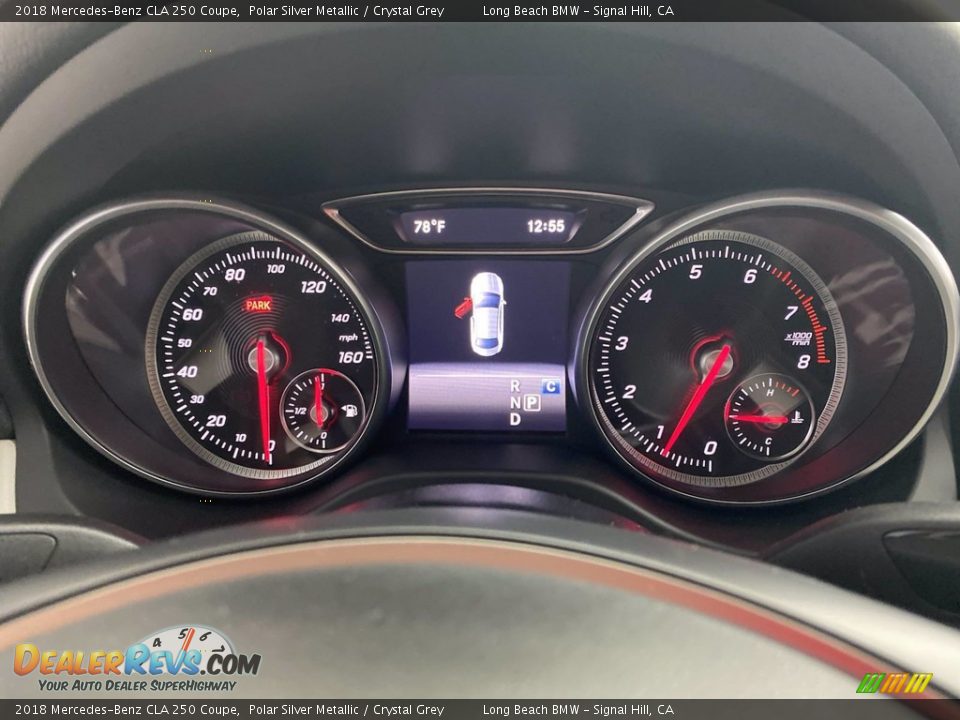 2018 Mercedes-Benz CLA 250 Coupe Polar Silver Metallic / Crystal Grey Photo #21