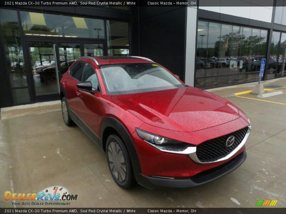 Front 3/4 View of 2021 Mazda CX-30 Turbo Premium AWD Photo #1