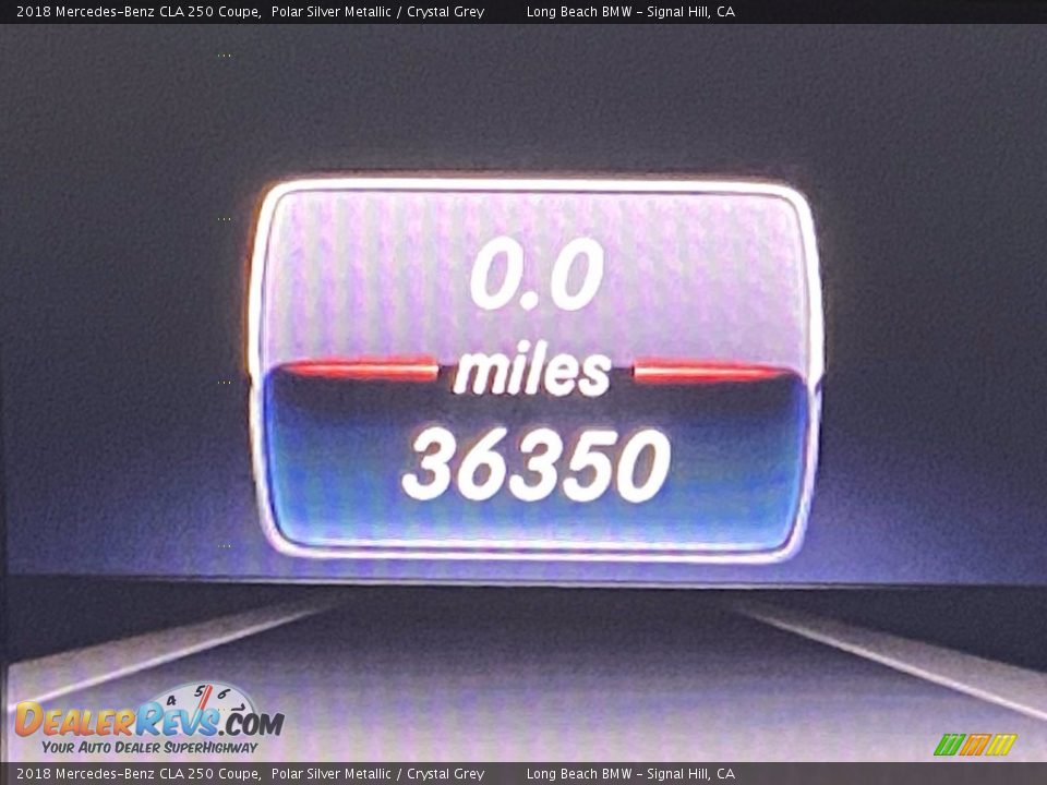 2018 Mercedes-Benz CLA 250 Coupe Polar Silver Metallic / Crystal Grey Photo #22