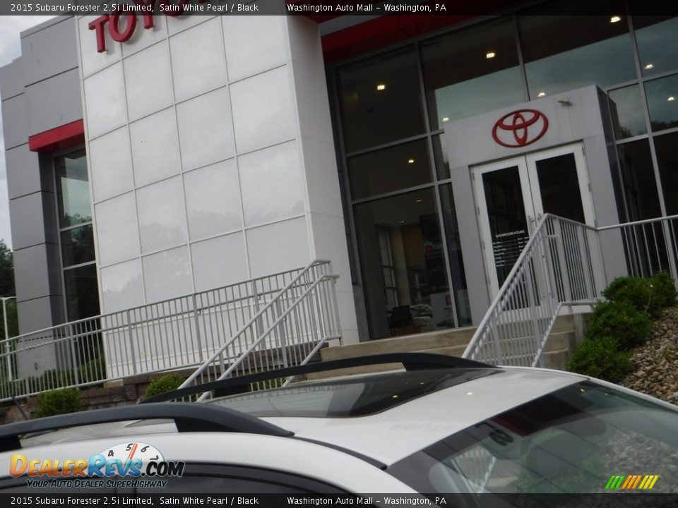 2015 Subaru Forester 2.5i Limited Satin White Pearl / Black Photo #3