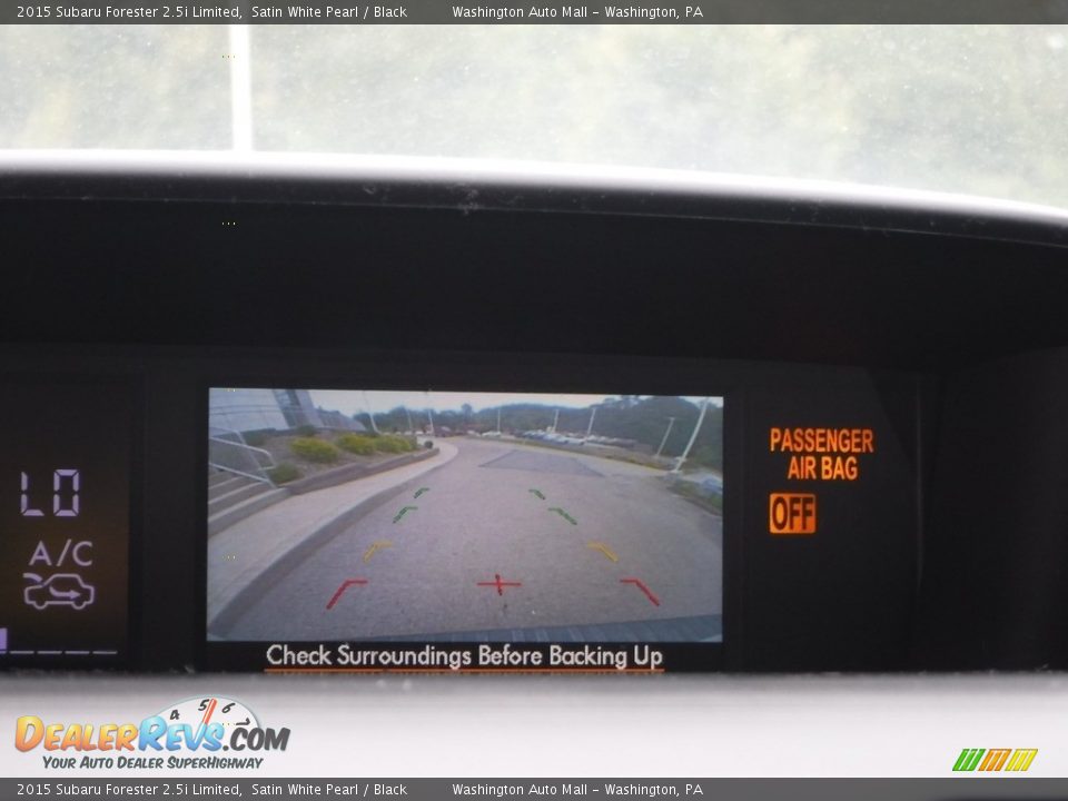 2015 Subaru Forester 2.5i Limited Satin White Pearl / Black Photo #6