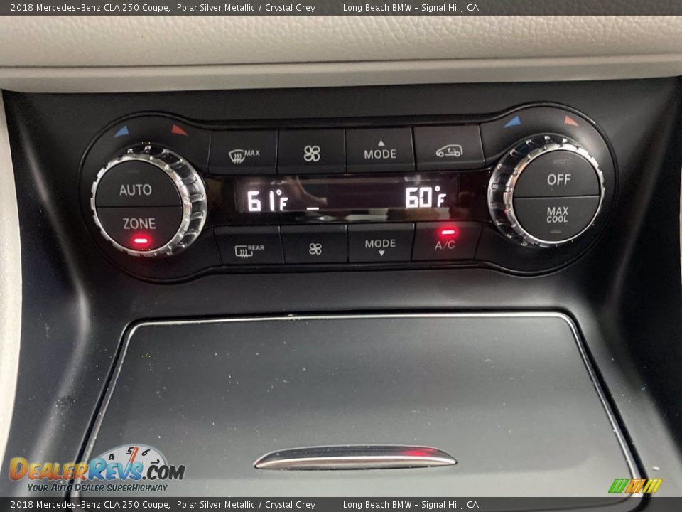 2018 Mercedes-Benz CLA 250 Coupe Polar Silver Metallic / Crystal Grey Photo #27