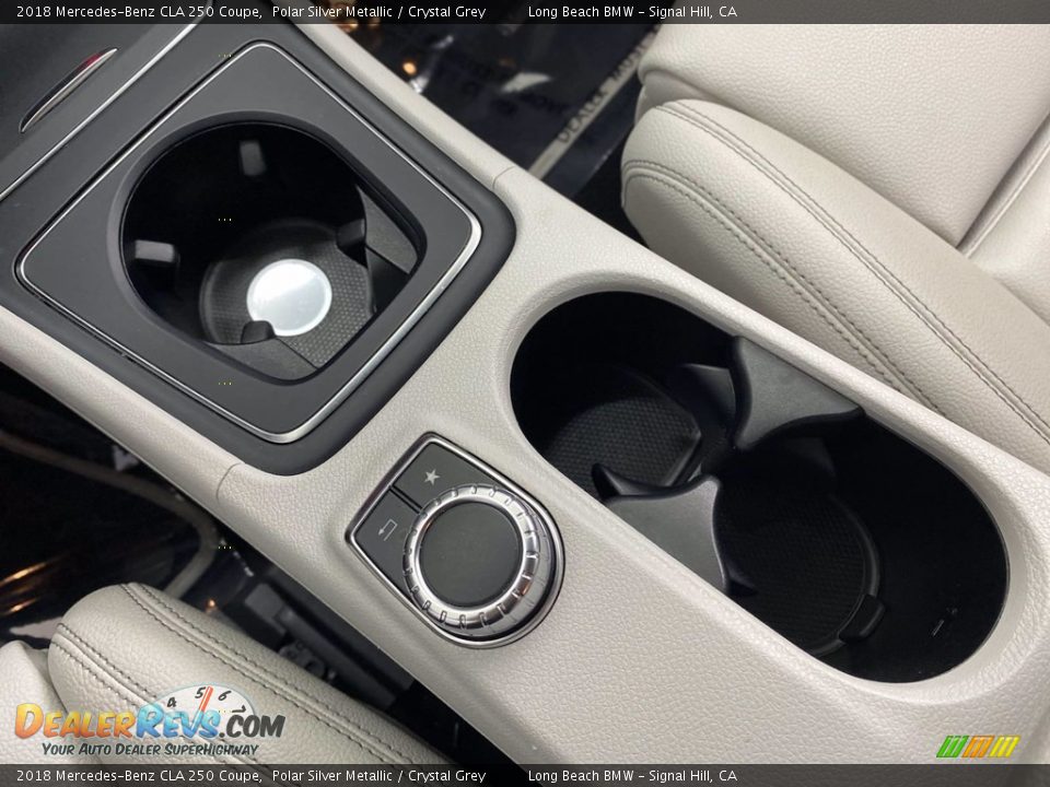 2018 Mercedes-Benz CLA 250 Coupe Polar Silver Metallic / Crystal Grey Photo #28