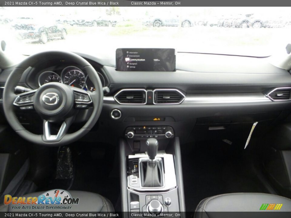 2021 Mazda CX-5 Touring AWD Deep Crystal Blue Mica / Black Photo #3