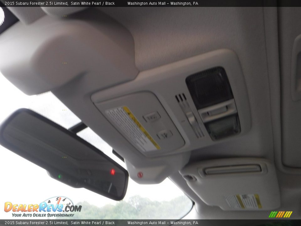 2015 Subaru Forester 2.5i Limited Satin White Pearl / Black Photo #13