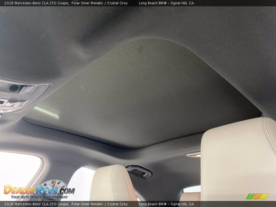 2018 Mercedes-Benz CLA 250 Coupe Polar Silver Metallic / Crystal Grey Photo #31