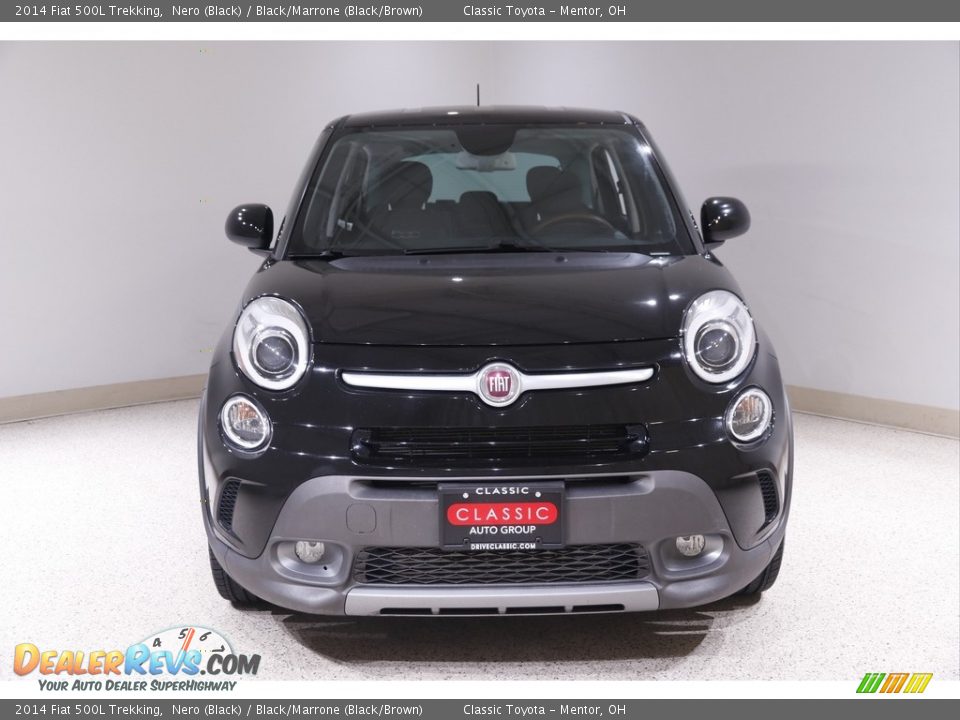 2014 Fiat 500L Trekking Nero (Black) / Black/Marrone (Black/Brown) Photo #2