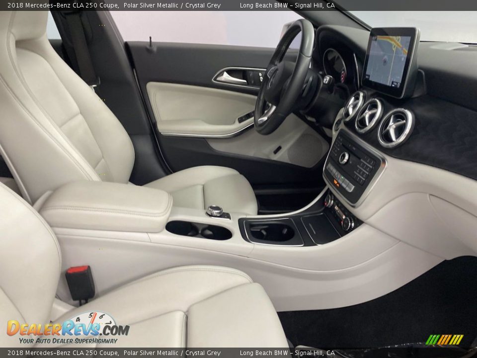 2018 Mercedes-Benz CLA 250 Coupe Polar Silver Metallic / Crystal Grey Photo #33