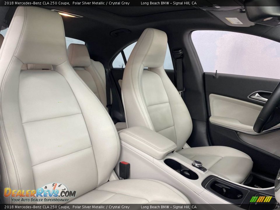 2018 Mercedes-Benz CLA 250 Coupe Polar Silver Metallic / Crystal Grey Photo #34