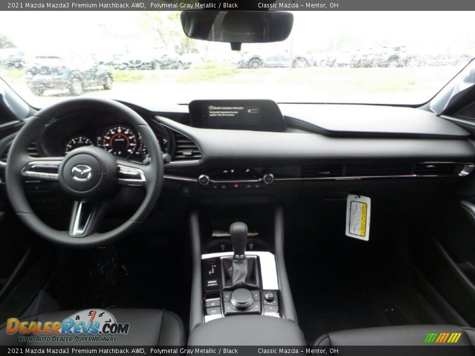 2021 Mazda Mazda3 Premium Hatchback AWD Polymetal Gray Metallic / Black Photo #3