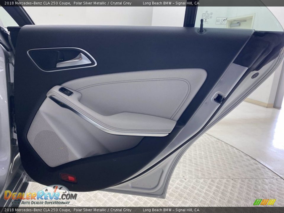 2018 Mercedes-Benz CLA 250 Coupe Polar Silver Metallic / Crystal Grey Photo #35