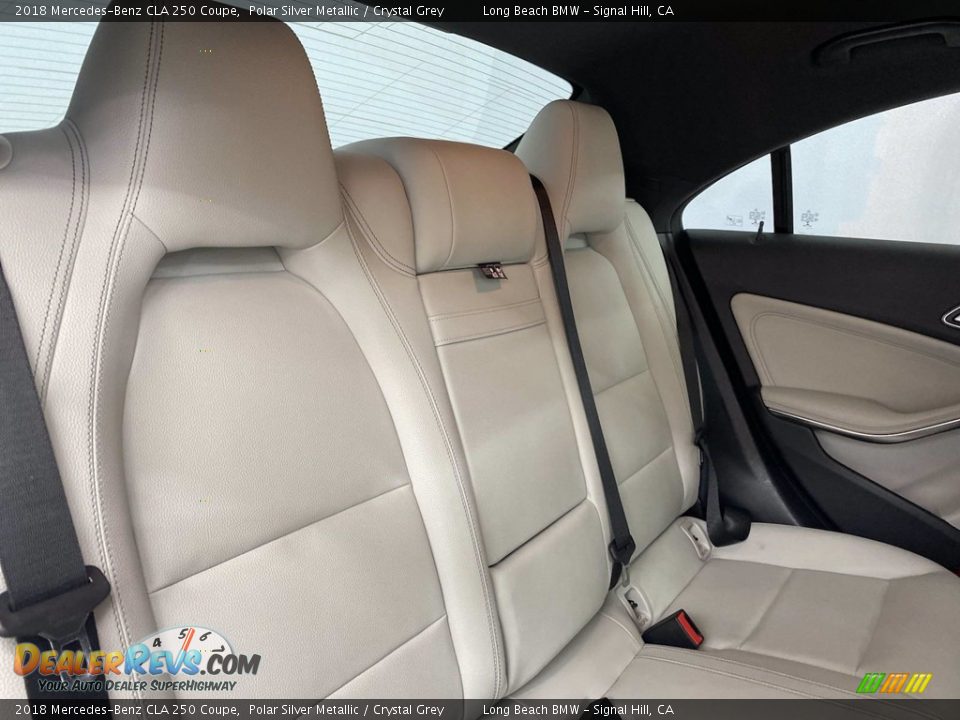 2018 Mercedes-Benz CLA 250 Coupe Polar Silver Metallic / Crystal Grey Photo #36