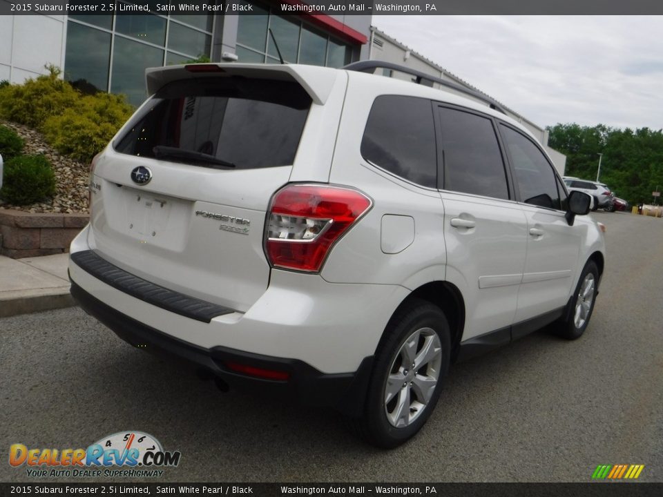 2015 Subaru Forester 2.5i Limited Satin White Pearl / Black Photo #19